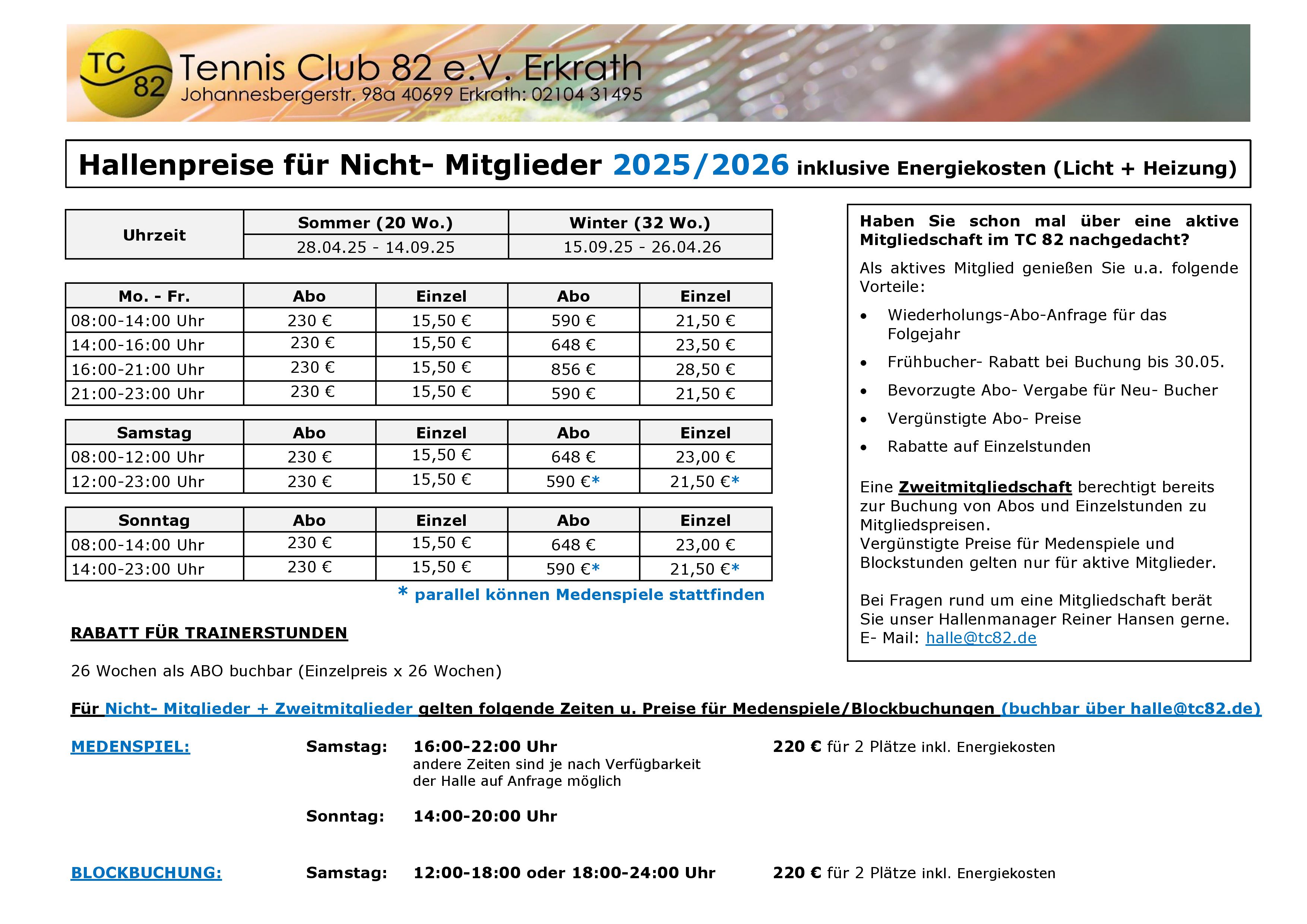 Preisliste